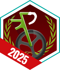 Ultimativer Radfahr-Badge 2025