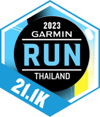 Garmin Run 2023 - Thailand 21.1K Finisher