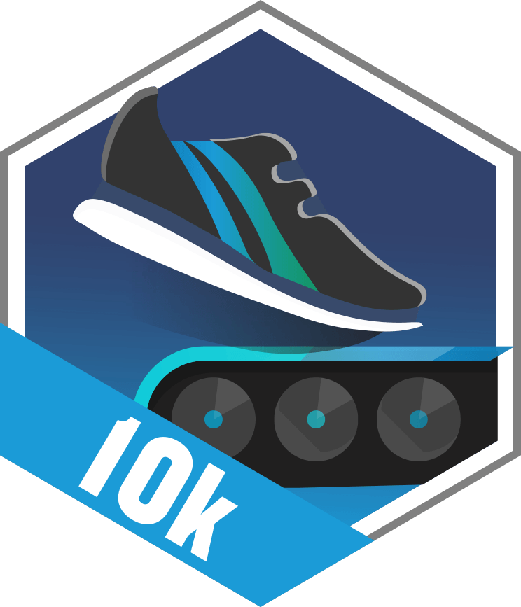 10 km auf dem Laufband