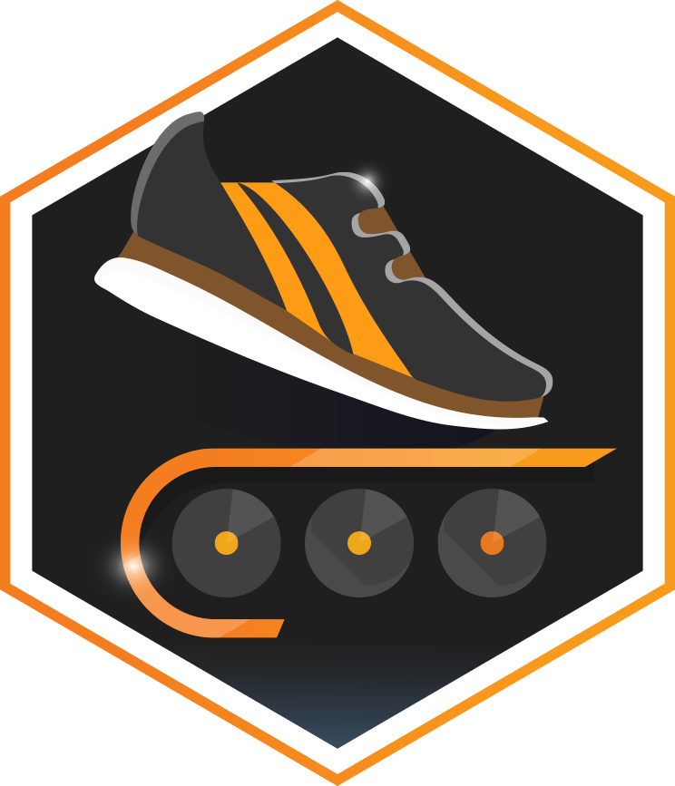 50-mal auf dem Laufband