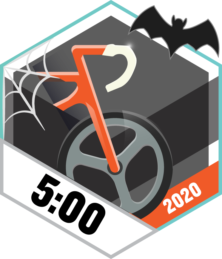 Halloween auf dem Fahrrad