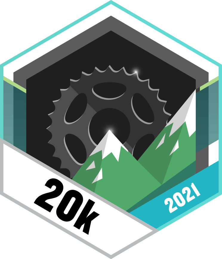 Hoch hinaus beim Radfahren im April