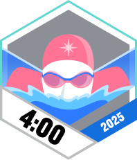 Zeit zum Schwimmen im Januar