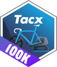 Tacx-Tour über 100 Kilometer