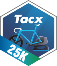 Tacx-Tour über 25 Kilometer