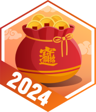 Abend vor dem Mond-Neujahr 2024