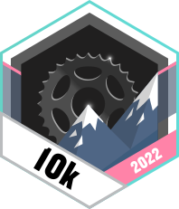 Hoch hinaus beim Radfahren im Februar