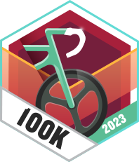 100 km ist das Ziel im April